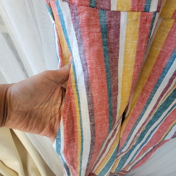 NORDSTROM ECI Wide Leg  Linen Jumpsuit - Picture 6 of 12